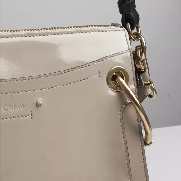 Small Roy Chloe Bag In Glossy Lambskin With “sfumato” effect & smooth Calfsk - Picture 11 of 12